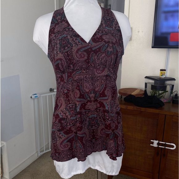 6 for$20❤️I.N.C International Concepts plummy purple blouse - Picture 1 of 7